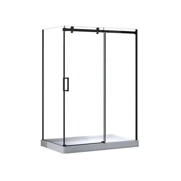CLD32-BK Matte black Return Panel For 32'' Shower